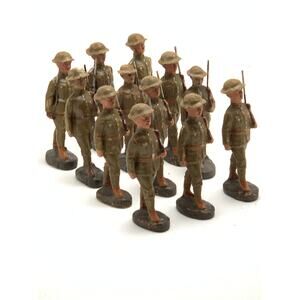 WW1 Elastolin TOY SOLDIERS